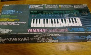 Yamaha Vss - 30 Porta Sound  W/box Voice Sampler Vintage Keyboard Synthesizer
