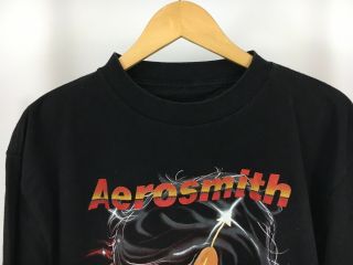 RARE VTG 1994 Aerosmith Get A Grip Steven Taylor Concert Tour Black T - Shirt XL 3