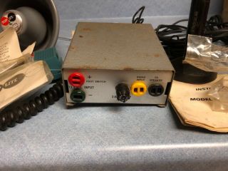 Rare Vintage Electro Sonic Tripp Lite ES - 2C Siren Box PA and ES - 2C Speaker 6