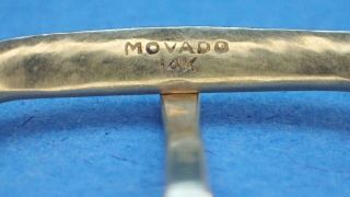 VINTAGE MOVADO 14K SOLID GOLD WATCH BUCKLE 16MM FOR YOUR TRIPLE CALENDAR WATCH 3
