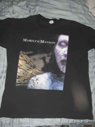 Marilyn Manson Antichrist Superstar Art T - Shirt Xl Vintage Winterland Pre - Owned