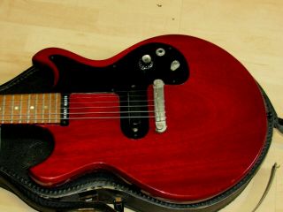 VINTAGE 1965 GIBSON MELODY MAKER RED WITH CASE SERIAL 281470 3
