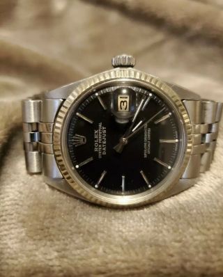Rolex Datejust Mens Stainless Steel & 18k Gold Watch