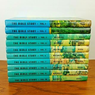 The Bible Story Books Complete Series 1 - 10 Vintage Childrens Religion Set
