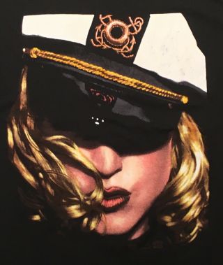 Vintage Madonna The Girlie Show 1993 Tour T Shirt Large