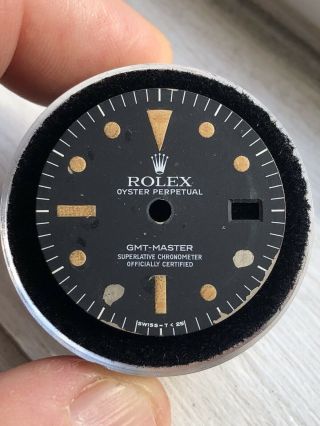 Rolex Vintage Gmt Master 1675 Mark 3 “radial” Dial For Restoration