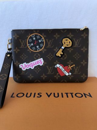 Rare Louis Vuitton Patches Stories City Pouch Pochette Felicie Monogram Speedy