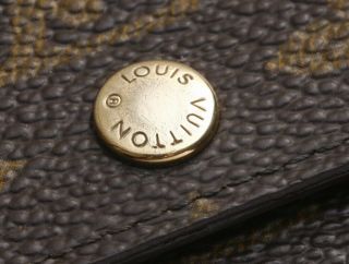H6287M Authentic Louis Vuitton Monogram Bifold Mini Wallet Vintage 4