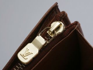 H6287M Authentic Louis Vuitton Monogram Bifold Mini Wallet Vintage 7