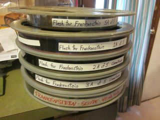 Rare 1973 35mm Horror Film - Flesh For Frankenstein