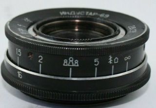 Industar 69 Vintage Leica M39 28mm F/2.  8 Pancake Lens Soviet Ussr
