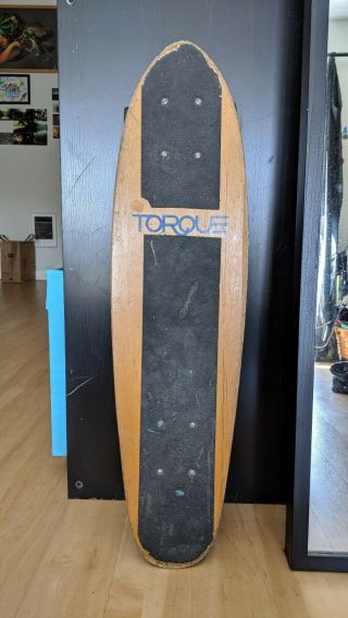 Vintage Early 1980’s - Torque Skate Board With Wheels & Trucks
