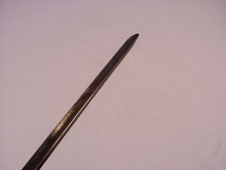 Smallsword Cut Steel hilt Rare Colichemarde Blade Silver grip NR 11