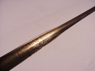 Smallsword Cut Steel hilt Rare Colichemarde Blade Silver grip NR 7