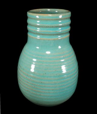 Fine Vintage University North Dakota School Of Mines Und Ndsm Art Pottery Vase