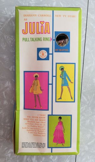 Vintage Talking Julia Barbie Doll Brand Complete 1968 3