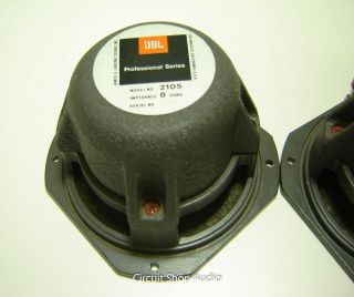 Vintage Alnico JBL 2105 Midrange Speakers / 8 Ohm / 27213,  27220 - - KT 5