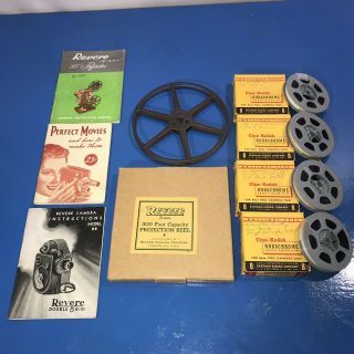 Revere Eight “85” 8mm Movie Projector P - 1002 Vintage and 3