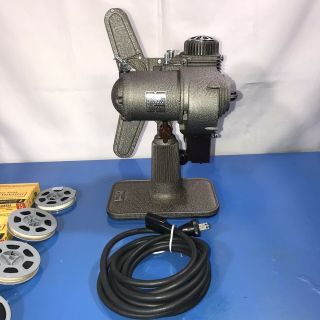 Revere Eight “85” 8mm Movie Projector P - 1002 Vintage and 4