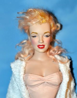 Rare Ooak Kim Goodwin 16 " Vinyl Marilyn Monroe Andre De Dienes Custom Doll