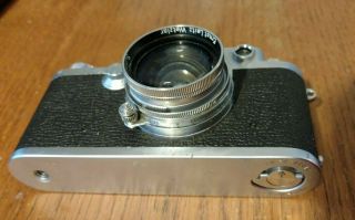 Leica IIIf Vintage 35mm Camera & Summitar 5cm 1:2 Lens - Leitz Germany Red Dial 5