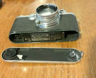 Leica IIIf Vintage 35mm Camera & Summitar 5cm 1:2 Lens - Leitz Germany Red Dial 7