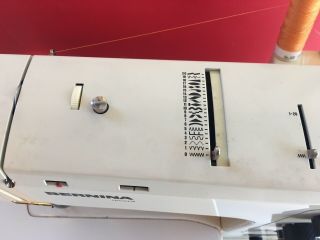 Vintage 1980’s Bernina Record 830 Sewing Machine With Red Case 5