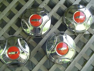 Vintage 1964 1965 1966 C 10 Chevy Chevrolet Pickup Truck Hubcaps Wheel Covers