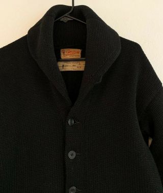 Vintage Cadet Store West Point Wool Stadium sportswear shaker sweater Jacket 2
