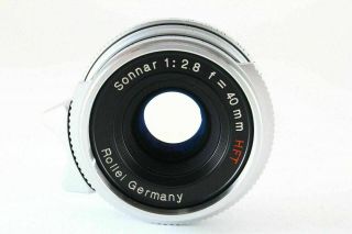 [Rare ] Rollei Sonnar 40mm f/2.  8 HFT MF Lens for Leica L39 Screw & M Mount 5399 11