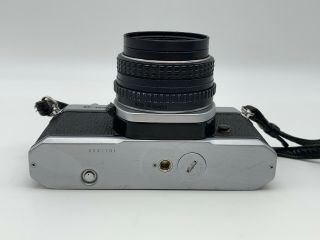 Vintage Asahi Pentax K1000 Film Camera w/ SMC Pentax - M 1:2 50mm Lens & Case 8