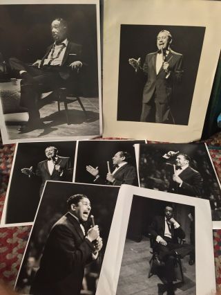 Set Of 7 Vintage Jazz Photographs Duke Ellington Cab Calloway 8x10,  11x13