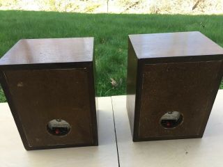 Vintage Epicure EPI M50 Audiophile Monitors Speakers Wood Cabinet 10