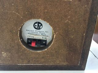 Vintage Epicure EPI M50 Audiophile Monitors Speakers Wood Cabinet 12
