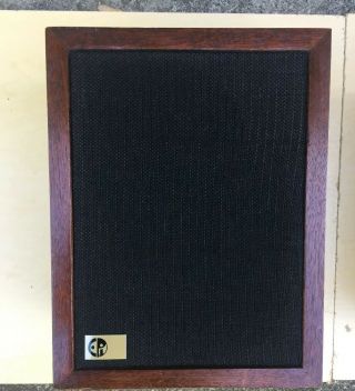 Vintage Epicure EPI M50 Audiophile Monitors Speakers Wood Cabinet 2