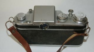 Rare Vintage Italian Rectaflex Junior SLR 35mm Camera,  Leather Strap 3