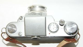 Rare Vintage Italian Rectaflex Junior SLR 35mm Camera,  Leather Strap 4