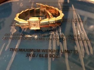 14k Yellow Gold Vintage Gruen Ladies Wrist Watch 32 Grams