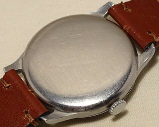 V.  Rare Vintage military Oversize Tavannes Watch Co two tone radium dial 7