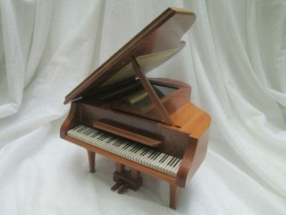Vintage Reuge Sainte Croix Switzerland Music Box Grand Piano