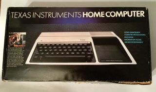 Texas Instruments Ti - 99/4a Home Computer Video Game Console Vintage
