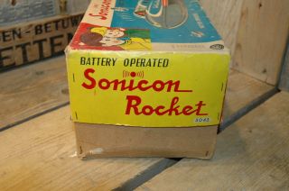 Modern Toys – Sonicon Space Rocket made in Japan Rare Patterned Variation 11