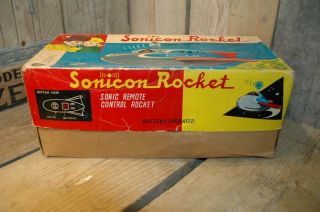 Modern Toys – Sonicon Space Rocket made in Japan Rare Patterned Variation 12