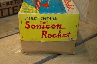 Modern Toys – Sonicon Space Rocket made in Japan Rare Patterned Variation 9