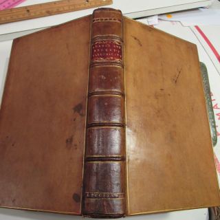 [benjamin Franklin]an Essay On Electricity/1773/rare 1st Ed/6 Foldouts/fine Lthr