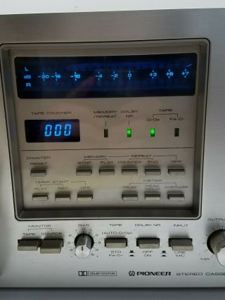Vintage Pioneer CT - F900 Stereo Cassette Tape Deck and Repair 4