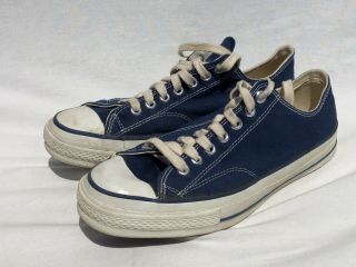 Vintage Converse Chuck Taylor Blue Oxford All Star Size 9 Shoes 70s
