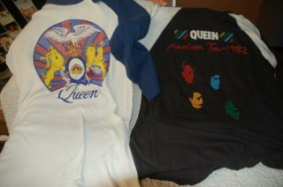 Queen Vintage Concert T - Shirts From The Hot Space Tour 1982