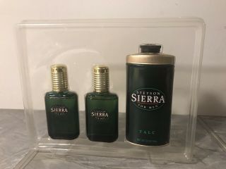 Stetson Sierra Vintage By Coty Cologne Spray/ After Shave And Talc