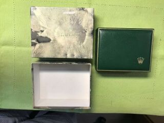 Vintage Rolex Late 70’s To Early 80’s 10.  00.  01 Green Box For All Sport Watches